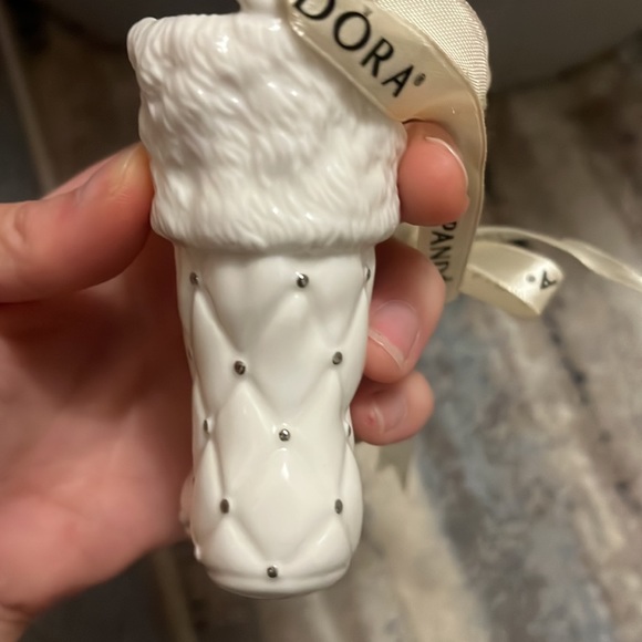 Pandora Limited Edition 2012 Porcelain Boot Stocking Ornament - Picture 9 of 9